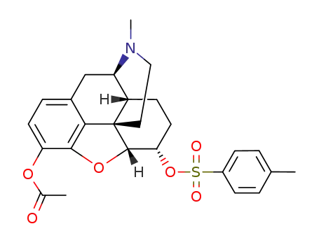 3-acetoxy-4,5α-epoxy-17-methyl-6α-(toluene-4-sulfonyloxy)-morphinane