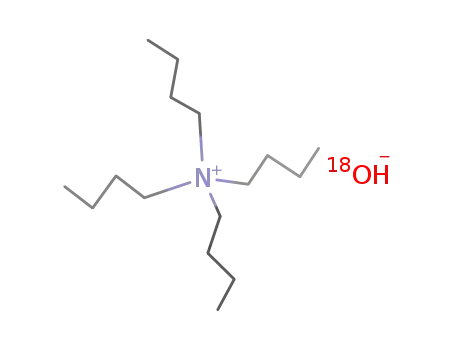 tetra n-butylammonium <sup>(18)</sup>O-hydroxide