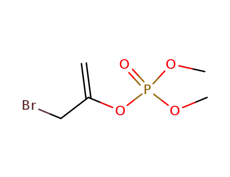 Molecular Structure of 22752-25-6 (phosphoric acid 1-bromomethyl-vinyl ester dimethyl ester)