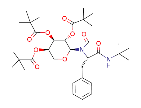 2,2-Dimethyl-propionic acid (2S,3S,4R,5R)-2-[((S)-1-tert-butylcarbamoyl-2-phenyl-ethyl)-formyl-amino]-4,5-bis-(2,2-dimethyl-propionyloxy)-tetrahydro-pyran-3-yl ester