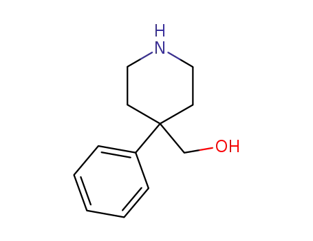 Molecular Structure of 4220-08-0 (4-phenylpiperidine-4-methanol)
