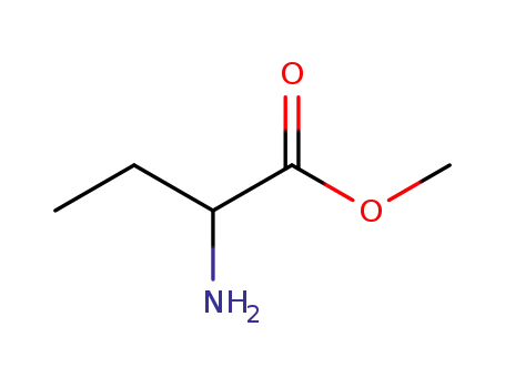 Molecular Structure of 2483-62-7 (2-aminobutyric acid methyl ester)