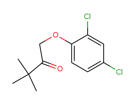 Molecular Structure of 24473-03-8 (1-(2',4'-dichlorophenoxy)-3,3-dimethyl-butan-2-one)