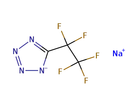 Molecular Structure of 124044-31-1 (sodium 5-(pentafluoroethyl)tetrazolate)
