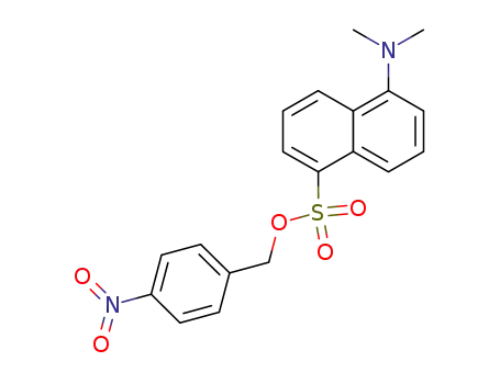 1-Naphthalenesulfonic acid, 5-(dimethylamino)-, (4-nitrophenyl)methyl
ester