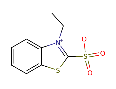 Molecular Structure of 50818-84-3 (3-ethyl-2-sulphonatobenzothiazolium)