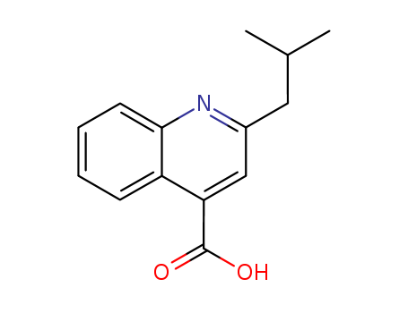 2-Isobutyl-quinoline-4-carboxylic acid 24260-31-9