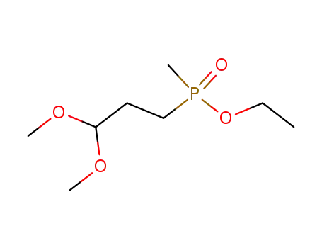 Molecular Structure of 59374-45-7 ((3,3-Dimethoxy-propyl)-methyl-phosphinic acid ethyl ester)