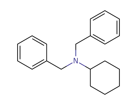 N-Cyclohexyl-N-(phenylmethyl)benzenemethanamine