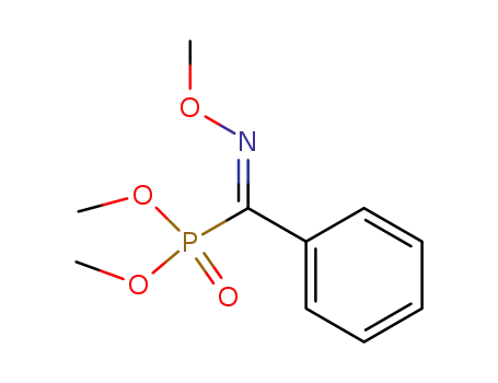 Molecular Structure of 122203-30-9 (dimethyl (Z)-α-methoxyiminobenzylphosphonate)