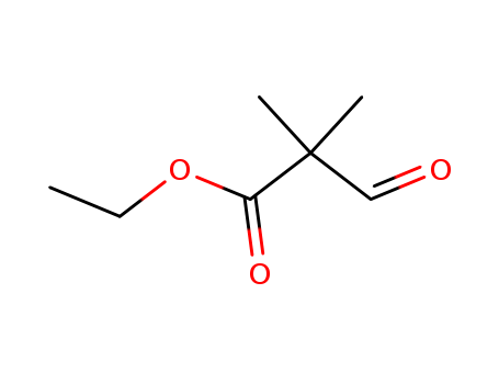 Molecular Structure of 14002-65-4 (Propanoic acid, 2,2-dimethyl-3-oxo-, ethyl ester)