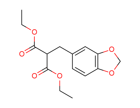 diethyl 2-(benzo[1,3]dioxol-5-ylmethyl)propanedioate cas  22180-30-9