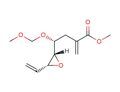 (4R)-methyl 4-(methoxymethoxy)-2-methylene-4-((2S,3R)-3-vinyloxiran-2-yl)butanoate