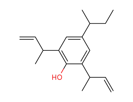 4-<i>sec</i>-Butyl-2,6-bis-(1-methyl-allyl)-phenol