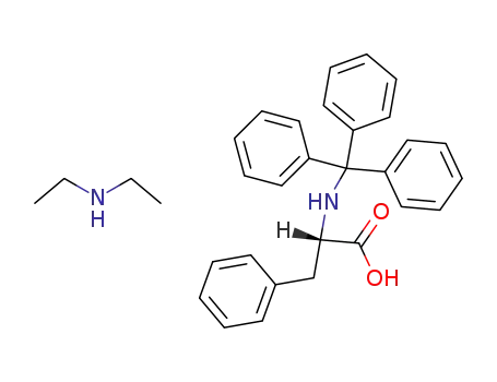 Molecular Structure of 3226-92-4 (Trityl-L-Phenylalanine diethylammonium salt)