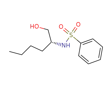 Benzenesulfonamide, N-[1-(hydroxymethyl)pentyl]-, (R)-