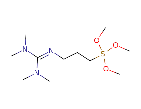 Molecular Structure of 69709-01-9 (N,N,N',N'-tetramethyl-N''-[3-(trimethoxysilyl)propyl]guanidine)