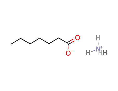 Molecular Structure of 34322-10-6 (Heptanoic acid, ammonium salt)