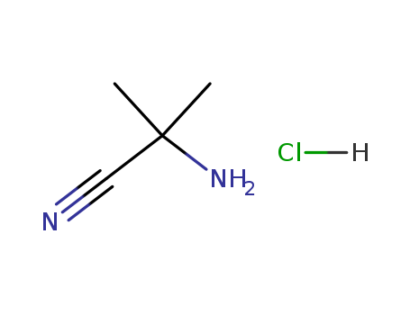 Propanenitrile, 2-amino-2-methyl-, monohydrochloride