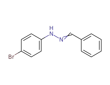 Molecular Structure of 16917-43-4 ((1E)-1-benzylidene-2-(4-bromophenyl)hydrazine)