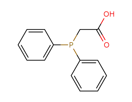 Molecular Structure of 3064-56-0 (Carboxymethyldiphenylphosphine)
