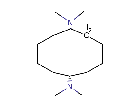 Molecular Structure of 92318-43-9 (trans-(bzw. α)-1.6-Bis-dimethylamino-cyclodecan)