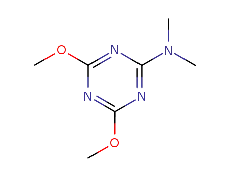 Molecular Structure of 13704-45-5 (2-(dimethylamino)-4,6-dimethoxy-1,3,5-triazine)