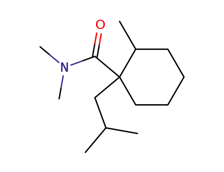 Molecular Structure of 51251-62-8 (1-(isopropyl)-N,N,2-trimethylcyclohexanecarboxamide)