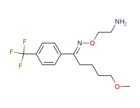 1-Pentanone, 5-methoxy-1-[4-(trifluoromethyl)phenyl]-, O-(2-aminoethyl)oxime, (1E)-