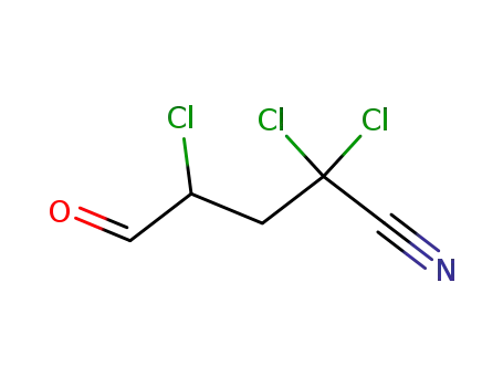 Molecular Structure of 98775-57-6 (2,2,4'-trichloro-5-oxopentanonitrile)