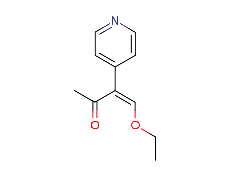 Molecular Structure of 88349-61-5 (4-ethoxy-3-(4-pyridyl)-3-buten-2-one)