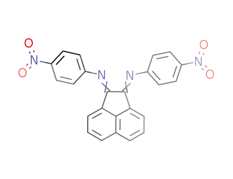Molecular Structure of 444798-17-8 (bis(4-nitrophenyl)acenaphthenequinonediimine)