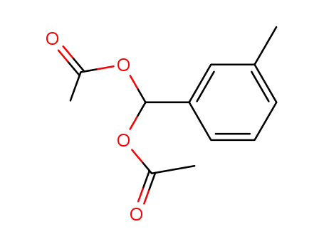 Molecular Structure of 120158-57-8 (1,1-diacetoxy-1-(3-methylphenyl)-methane)