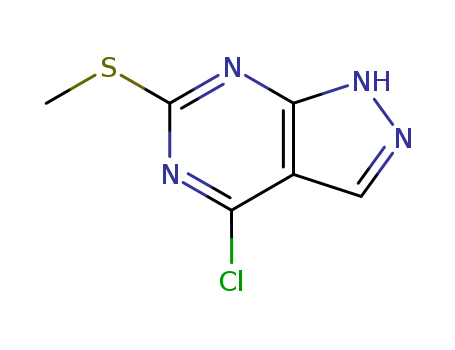 4-CHLORO-6-(METHYLTHIO)-1H-PYRAZOLO[3,4-D]PYRIMIDINE