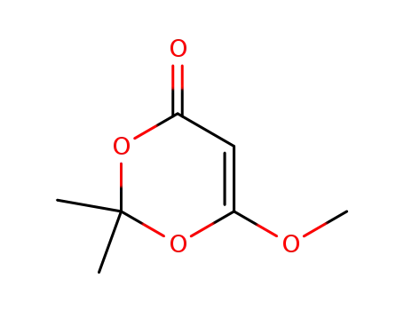 Molecular Structure of 197520-90-4 (6-Methoxy-2,2-dimethyl-[1,3]dioxin-4-one)