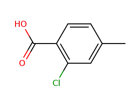 Molecular Structure of 7697-25-8 (2-CHLORO-4-METHYLBENZOIC ACID)