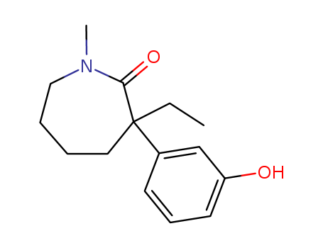 2H-Azepin-2-one,3-ethylhexahydro-3-(3-hydroxyphenyl)-1-methyl-