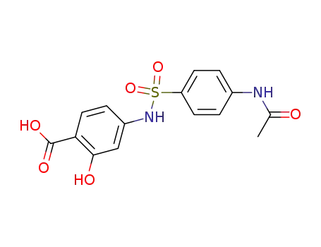 4-[(<i>N</i>-acetyl-sulfanilyl)-amino]-2-hydroxy-benzoic acid