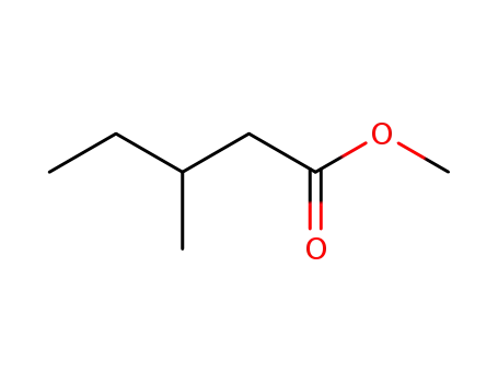 Molecular Structure of 2177-78-8 (METHYL 3-METHYLPENTANOATE)