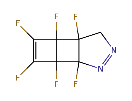 1,2,3,4,5,6-hexafluoro-7,8-diazatricyclo<4.3.0.0<sup>2,5</sup>>nona-3,7-diene