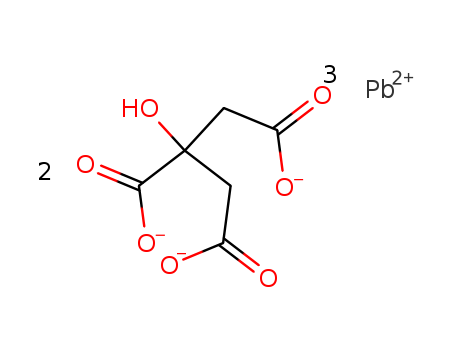 1,2,3-Propanetricarboxylicacid, 2-hydroxy-, lead(2+) salt (2:3) cas  512-26-5