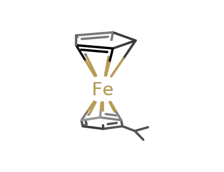 Molecular Structure of 98162-09-5 ({(Cp)iron(I)(η6-isopropylbenzene)})