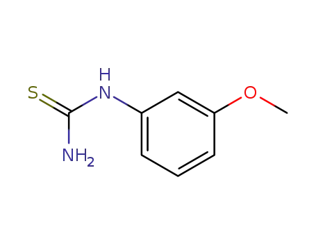Molecular Structure of 37014-08-7 (1-(3-METHOXYPHENYL)-2-THIOUREA)