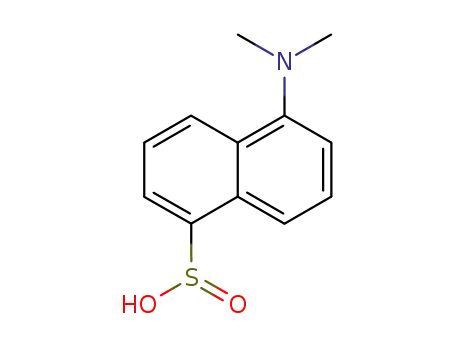 Molecular Structure of 71288-39-6 (5-(dimethylamino)-1-naphthalenesulfinic acid)