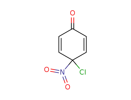 Molecular Structure of 123871-57-8 (4-chloro-4-nitrocyclohexa-2,5-dienone)