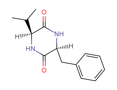 (3S,6S)-3-(1-methylethyl)-6-(phenylmethyl)piperazine-2,5-dione