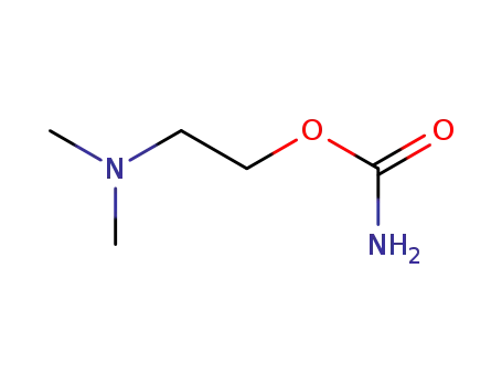 Molecular Structure of 4220-32-0 (2-(dimethylamino)ethyl carbamate)