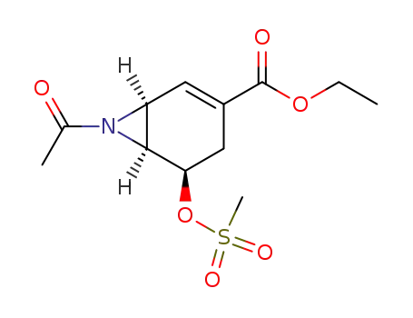(1S,5R,6S)-ethyl 7-acetyl-5-((methylsulfonyl)oxy)-7-azabicyclo[4.1.0]hept-2-ene-3-carboxylate