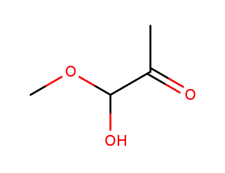 Molecular Structure of 107729-20-4 (1-hydroxy-1-methoxypropan-2-one)