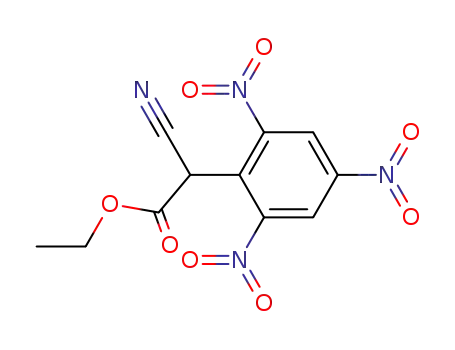 Molecular Structure of 858843-33-1 (cyano-picryl-acetic acid ethyl ester)